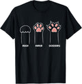 Scissors Stone Paper Cat Cat Lovers Cat Funny Cats T-Shirt