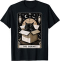 The Hermit Tarot Card Cat Lover Funny Cat T-Shirt